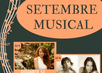 Torna el cicle Setembre Musical d'Abrera amb dos concerts en clau femenina. No te'ls pots perdre!
