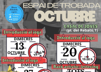 Activitats del Casal de Joves. Octubre 2021