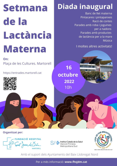 Aquest mes d'octubre, visibilitzem l'alletament matern amb la Setmana de la Lactància Materna 2022