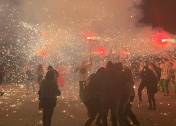 Abrera som cultura! Celebrem l'aniversari 40 (+1) Anys de foc a Abrera de la colla de diables Bram de Foc. Moltes felicitats!