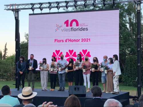 Abrera, distingida un any més amb 3 Flors d’Honor pel projecte Viles Florides