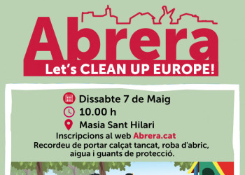 El proper dissabte 7 de maig organitzem una nova jornada de neteja de l'entorn natural del nostre municipi, dins les jornades 'Let's Clean Up Europe'