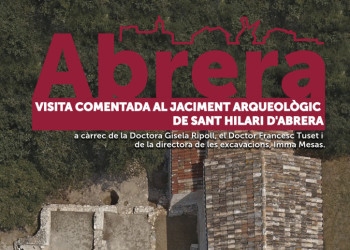 El proper dissabte 29 d'octubre, continuem amb les visites al jaciment arqueològic de Sant Hilari d'Abrera