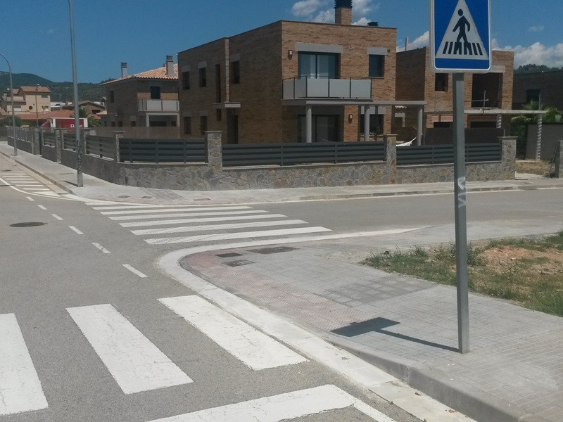 Avinguda de Sant Hilari cantonada de Vilafranca. Després