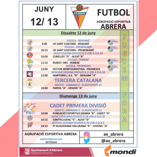 AE Abrera - Calendari partits fora cap de setmana 12-13 juny 2021.jpg