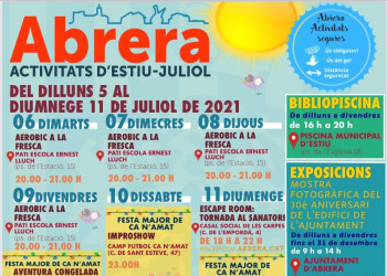 AGENDA D'ABRERA JULIOL 2021