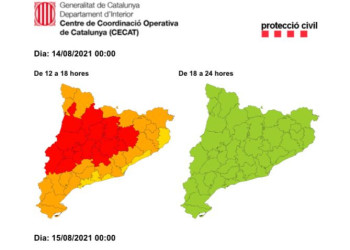 Avís onada calor 14-08-21