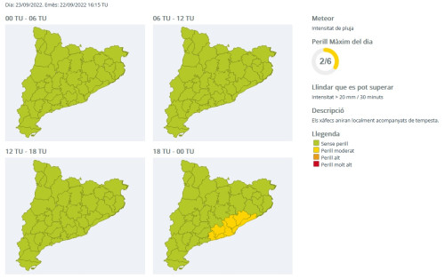 Avís situacio meteorològica de perill per pluges intenses 23-09-22.jpg