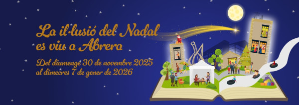 La il·lusió del Nadal es viu a Abrera. Banner Nadal 2025-2026