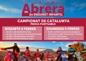 CARTELL 2n ENDURET INFANTIL D'ABRERA 2023 v1