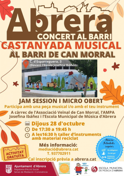 Castanyada musical. Dijous 28 d'octubre de 2021