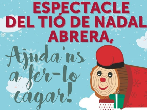 Espectacle del Tió de Nadal a Abrera