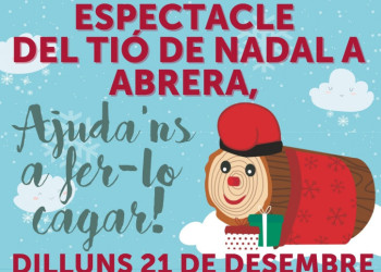 Espectacle del Tió de Nadal a Abrera