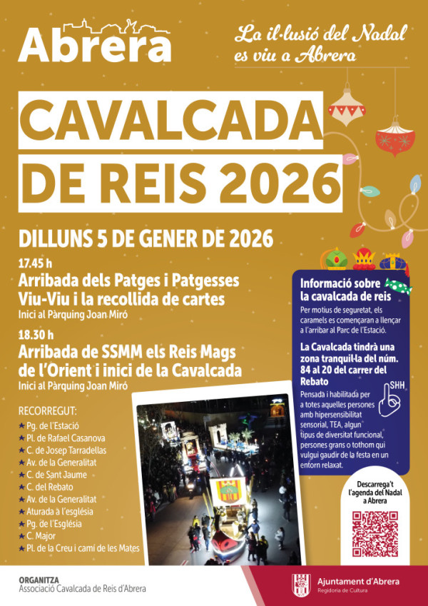 Dilluns 5 de gener. Cavalcada de Reis