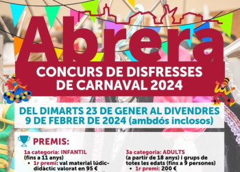 CARTELL CONCURS DISFRESSES CARNAVAL 2024