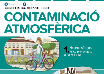 Cartell consell contaminació atmosférica