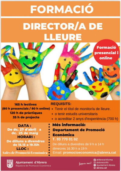 Cartell Curs director-a de lleure - Inici dimecres 27d'abril de 2022.jpeg