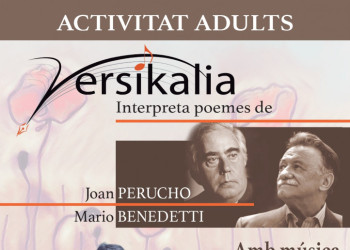 Cartell del concert de Versikàlia d'homenatge a Benedetti i Perucho del 28-11-2020