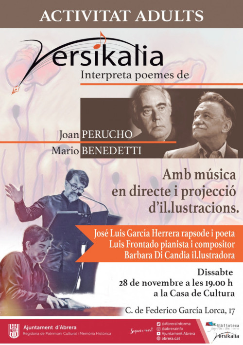 Cartell del concert de Versikàlia d'homenatge a Benedetti i Perucho del 28-11-2020.jpg