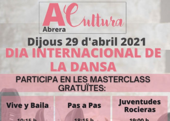 Celebrem el Dia Mundial de la Dansa amb una masterclass gratuïta el proper dijous 29 d'abril