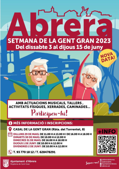 CARTELL SETMANA DE LA GENT GRAN 2023