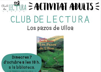 Activitats de la Biblioteca Josep Roca i Bros pel mes d'octubre