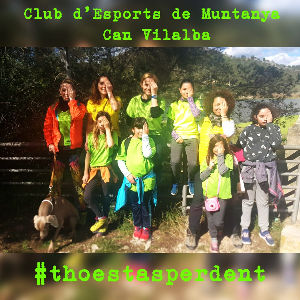 Entitats del Municipi i l'Ajuntament d'Abrera ens adherim a la campanya #ThoEstasPerdent. Club d'Esports de Muntanya Can Vilalba