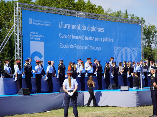 Felicitem els tres agents de la nostra Policia Local que s'han graduat a l'Institut de Seguretat Pública de Catalunya