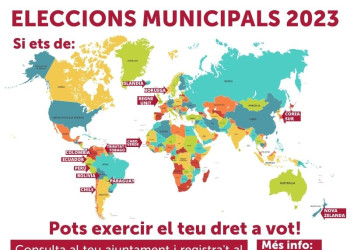 Inscripció al cens electoral de les persones residents Estrangeres (CERE) per a participar en les eleccions municipals