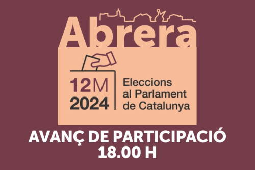 ELECCIONS PARLAMENT DE CATALUNYA 2024 - PARTICIPACIÓ 18H