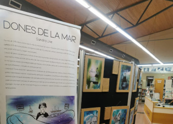 Exposició Dones de Mar. Biblioteca Josep Roca i Bros. Octubre 2022