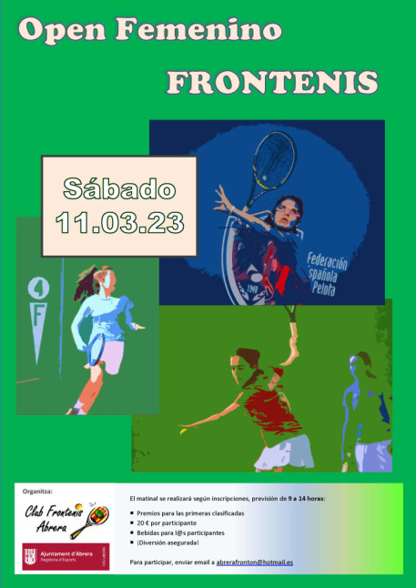 I Open Frontenis Femení d'Abrera - Club Frontennis Abrera