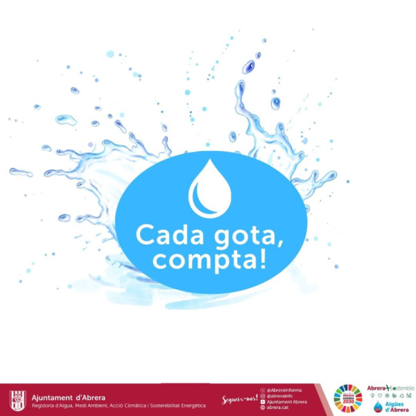 Cada gota compta!