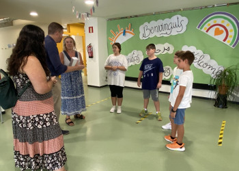 Bon inici de curs! Més de 1.800 alumnes han començat el curs 2022-2023 a Abrera aquesta setmana. Escola Josefina Ibáñez