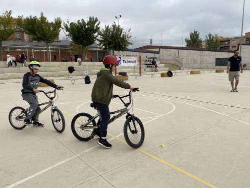 A Abrera apostem per la mobilitat segura a les escoles amb formació teòrica i pràctica de l'alumnat de quart i cinquè de primària