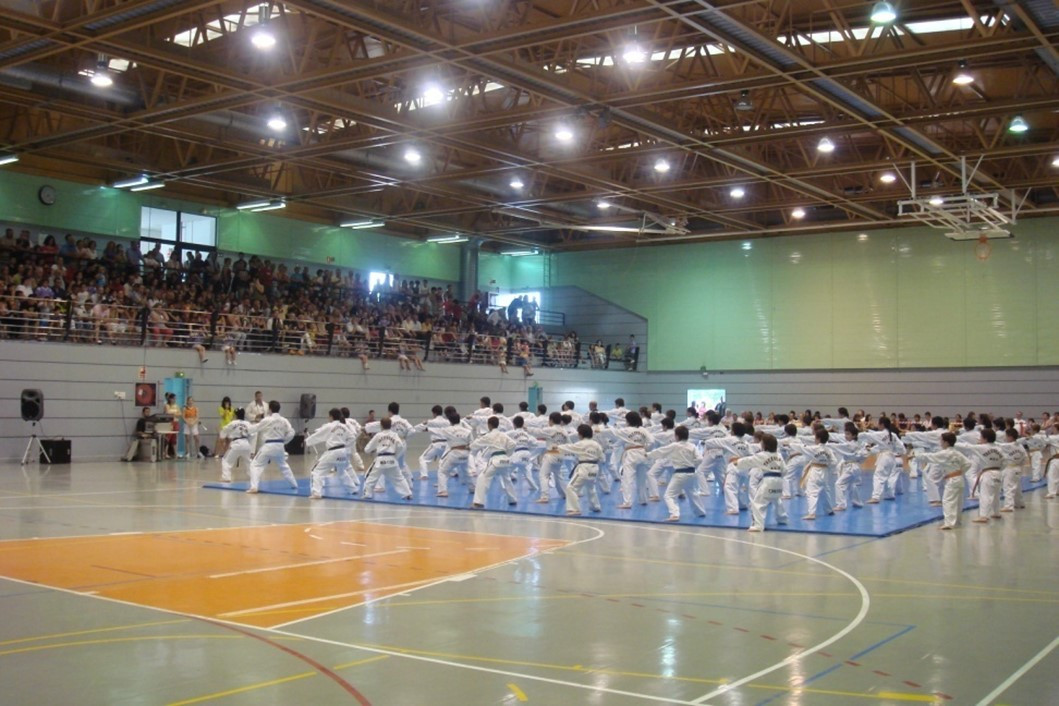 Activitat de Taekwondo al Pavelló Esportiu Municipal