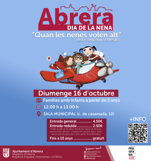 Dia de la Nena 2022. Espectacle familiar 'Quan les nenes volen alt'