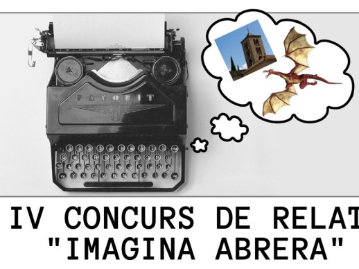 Cartell del IV Concurs de Relats "Imagina Abrera"