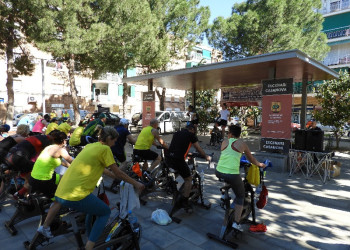 Gran èxit de participació a la Marató d'Spinning a l'aire lliure!