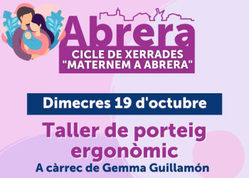 MATERNEM 2022 - Taller porteig ergonòmic 19 octubre