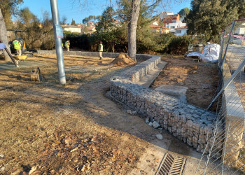 Millorem la zona de jocs del parc infantil de Ca n'Amat - Execució de treballs