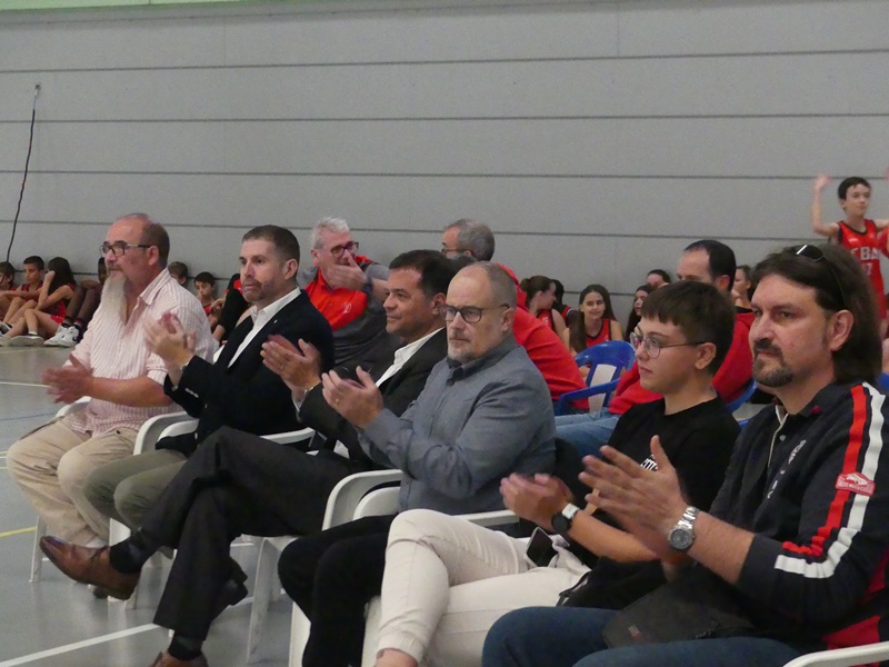 Gaudim de la presentació dels equips de la temporada 2022-2023 del Club Bàsquet Abrera al nostre Pavelló Esportiu Municipal