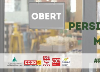 Recolzem la nova campanya de suport al comerç i restauració local #persianesobertesalbaix