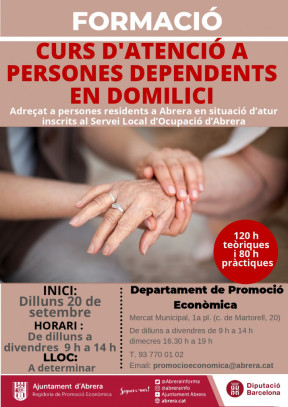 curs d'Atenció a persones dependents en domicili