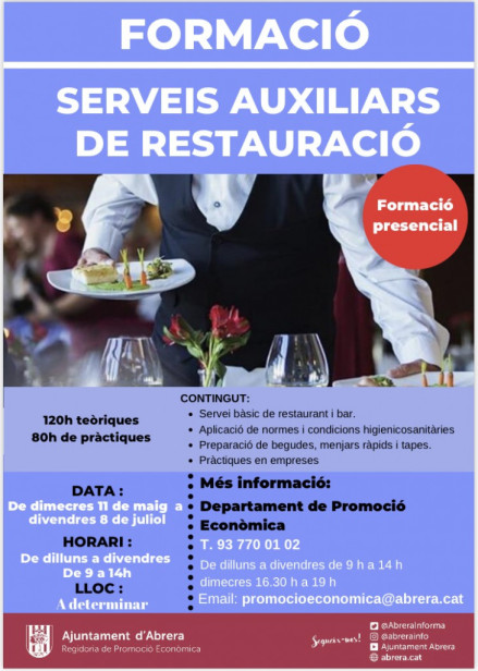 Curs de Serveis auxiliars de restauració