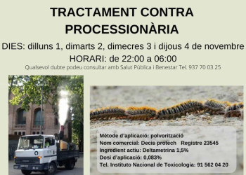 Tractament contra la processionària del pi