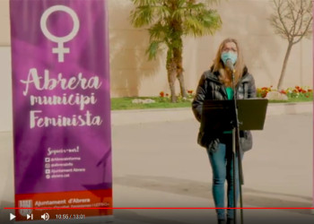 Vídeo acte institucional pel Dia Internacional de les Dones