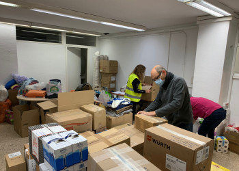 Abrera és solidària! Seguim amb els enviaments a Ucraïna de material per a la població civil recollit al nostre municipi