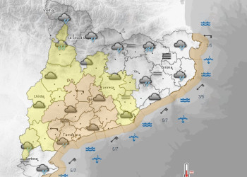 Alferta fort vent. Dilluns 14 de març 2022