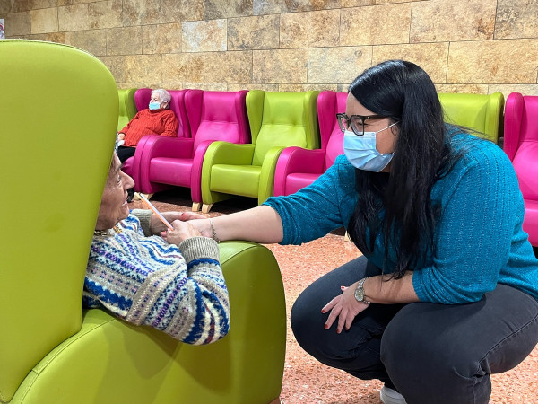 Assistim a la 1a Encesa de Llums de Nadal de la Residència Bel Edad Canigó d'Abrera